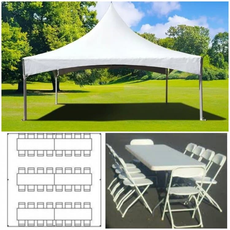 Tent Package up to 48 Guests